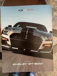 2022 FORD MUSTANG SHELBY GT 500 PERFORMANCE SALES BROCHURE DEALER BOOK RARE.