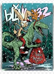 BLINK 182 concert gig poster CHRISTMAS 2019 . Shipped with USPS First Class Package.