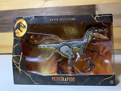Jurassic World Toys Amber Collection Velociraptor.