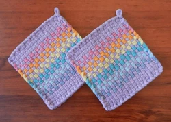 Use as trivets, drink coasters, kitchen decor. Great as hostess gift. Color : Multi color. Condition : New.