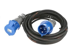 Rallonge electrique etanche 5monophasée 3x16A, 50 mètres RMF-3X16-50 (délai de coupe 72h). La rallonge camping car...