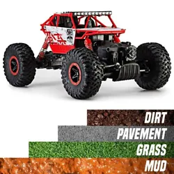 Super-strong anti-collision struction is design to help protect the crawler. 1 HB-P1801 Rock Crawler RC Car. 2.4 GHz...