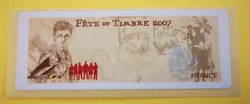 FRANCE Vignette LISA Fête du Timbre 2007 Harry Potter Neuve sans aucune valeur imprimée sur la vignette