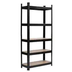Tier Quantity: 5 Tiers. Adopting high quality steel and MDF, it features sturdy, stable and durable. Moreover, with...