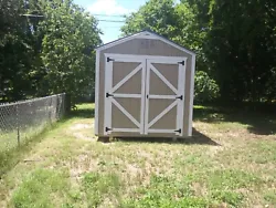 12 by 8 storage shed. Condition is Used. Shipped with USPS Ground Advantage.
