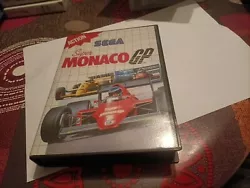 Sega Master System Game Super Monaco avec notices.