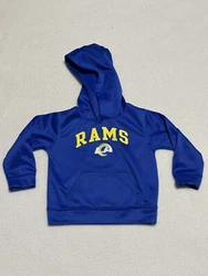 Show your team spirit with this officially licensed L.A. Rams NFL team apparel sweatshirt. Perfect for young fans, this...