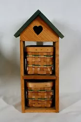 Wooden House Shaped. Size: 12