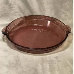 Beautiful deep dish pie plate is a must for every kitchen, features crimped edging, built in scalloped side handles,...