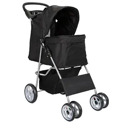 【GREAT FOR TRAVEL】Our cat stroller has no tools required. With our pet stroller, you can share beautiful sights...