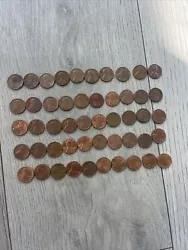This lot of 50 Lincoln Pennies from 1962-1980 is a great deal for collectors and enthusiasts alike. Each coin features...