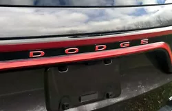 2014 - 2023 Dodge Durango. 2014-2023 Durango - DODGE Liftgate Emblem Overlay Decal Stickers. 2 DODGE decals [1 + an...