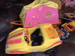 Barbie Goin Camping set vintage Toy Keep Pop Up Camper Fire Chairs In Box.