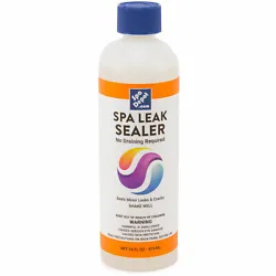 The most effective spa leak sealer you can buy. Concentrated Seal-a- Leak surpasses other leak sealers requiring up to...