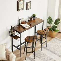 When not in use, you can put two stools under the table, which will not hinder your access and keep it clean and...