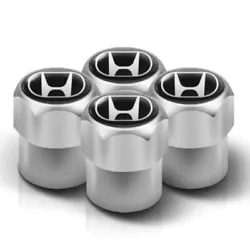 4x Silver Hex Alloy Tire Air Valve Stem Cap Fits Most. Honda Cars, Trucks & SUVs. Twist to remove when needed. Drive...