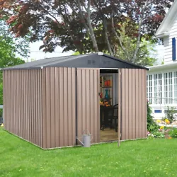 【Upgrade Outdoor Backyard Storage Room】 Our upgrade tool storage shed uses thicker galvanized steel. Which is a...