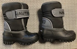 Nautica toddler winter boot size 5- Albermarle black/grey. Brand new in box