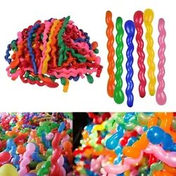 1-200 Pieces - Premium Quality Spiral Twist Long Latex Balloons in Assorted Colors. CHOKING HAZARD – Children under 8...