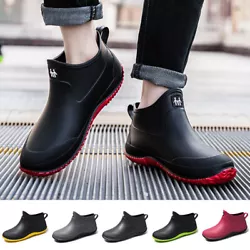 Style: Rain Boots, Rain Shoes, Garden Shoes, Work Boots, Work Shoes, Safty Shoes. Toe Type: Round Toe. Occasions:...