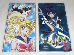 Up for sale are 2 Sailor Moon VHS tapes.
