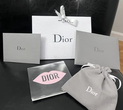 Dior Gift Bag Box 8” x 5.5” x 3” Jewelry Dust Bag 6.25”X 4.75”. Dior Plump & Glow to Max Lip Balm & Plumper...
