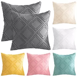 • 2pcs x Square Pillow Cases ( Without Insert/Filler). • Type:Pillow case. With a zipper opening and convenient to...