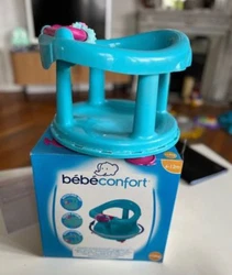 Avec ventouses sur la face inférieure pour assurer la stabilité de l’anneau dans la baignoire.