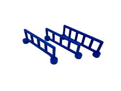3 Lego® Duplo TRAIN City Nature Barrier Construction Site BLUE. GENUINE LEGO PRODUCT, USED IN GOOD CONDITION. VOUS...