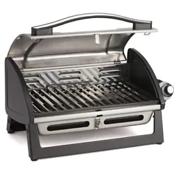 The Cuisinart Grillster is a portable gas grill that offers: Sleek design and lightweight (10 pounds) for easy...