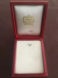 CARTIER : antique BOX BOITE CHARM BRELOQUE pendant pendentif Bijoux Mini Jewelry(Empty box)Correct état : correct...