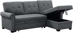 Alexent 3 seat sleeper sofa. A perfect choice for small spaces living, this sleeper sectional sofa is aesthetic and...