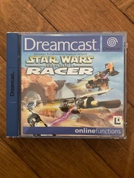 Star Wars Racer pour Sega Dreamcast version PAL en très bon état.