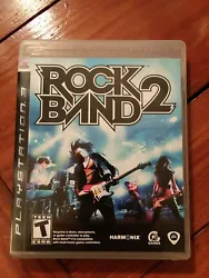Rock Band 2 (Sony PlayStation 3, 2008). Condition is Very Good. Shipped with USPS First Class.