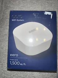 This is a brand new, sealed eero 1200Mbps mesh router with dual-band technology and two LAN ports. The router boasts a...