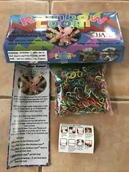 Rainbow Loom, Rubber Band Bracelet Making Kit. Original box, includes instructions, rubber bands, beads, and kit to...