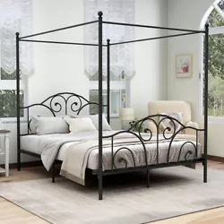 Headboard & footboard take a warmth feeling. U nique Canopy Top. or lanterns on the eaves. This canopy bed....