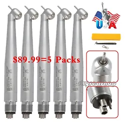 NSK PANA MAX Type Dental 45 Degree Surgical High Speed Handpiece 4 Holes. 1-10 Dental Rotor Catridage for 45 Degree...
