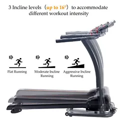 Our fitness treadmill will run with you to burn calories. Featuring easy installation, our running machine can be...