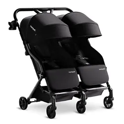 Twice the lightness, twice the comfort. Lithe Double is Mompushs new ultra-light and ultra-compact double buggy perfect...