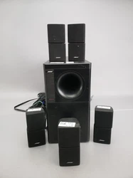 Bose Acoustimass 15. Speakers has been tested for power and functionality, unable to test subwoofer for power or...