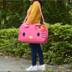 [Product]: 1pcs Hello Kitty large-capacity beach handbag. Due to the different lighting during the shooting, the color...