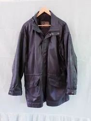 Boston Outfitters Leather Jacket Mens Size 1XB Black Zip 100% Leather used.  Gently used. Lining shows the most wear as...
