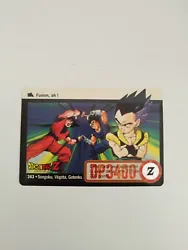 Carte Dragon Ball Z Carddass Hondan 243 FR rare card DP vf 889 Goku Vegeta Goten.