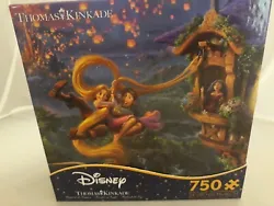 NEW Ceaco Thomas Kinkade Studios Disneys Tangled Rapunzel - 750 Puzzle b6.