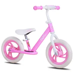 Its easier for kids to learn how to ride a bike if they have good balance and coordination. This no-pedal balance bike...
