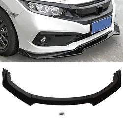 This Front Bumper Spoiler Lip Cover is fit for For Honda Civic 2016-2021, It will gives your vehicle a new style and...
