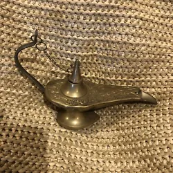 Vintage Brass Genie Lamp.