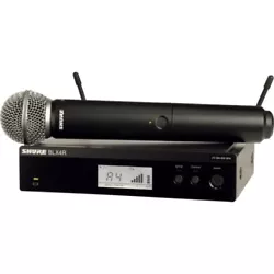 Référence :BLX24RE SM58 M17. Reference :BLX24RE SM58 M17. SHURE - BLX24RE SM58 M17 - Wireless Rack-mount Vocal System...
