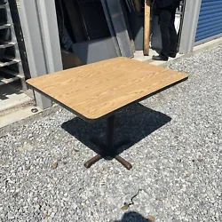 TABLE TOPS - RESTAURANT - CLUB - HOME, ETC. 30x42 - HIGH QUALITY AA++ With Base. this is a used table with base the...